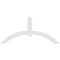 Ekena Millwork Archdale Architectural Grade PVC Gable Bracket, 60"W x 27 1/2"H x 4"D x 4"F, 11/12 Pitch GBP060X28X0404ARC00 - alternate 3